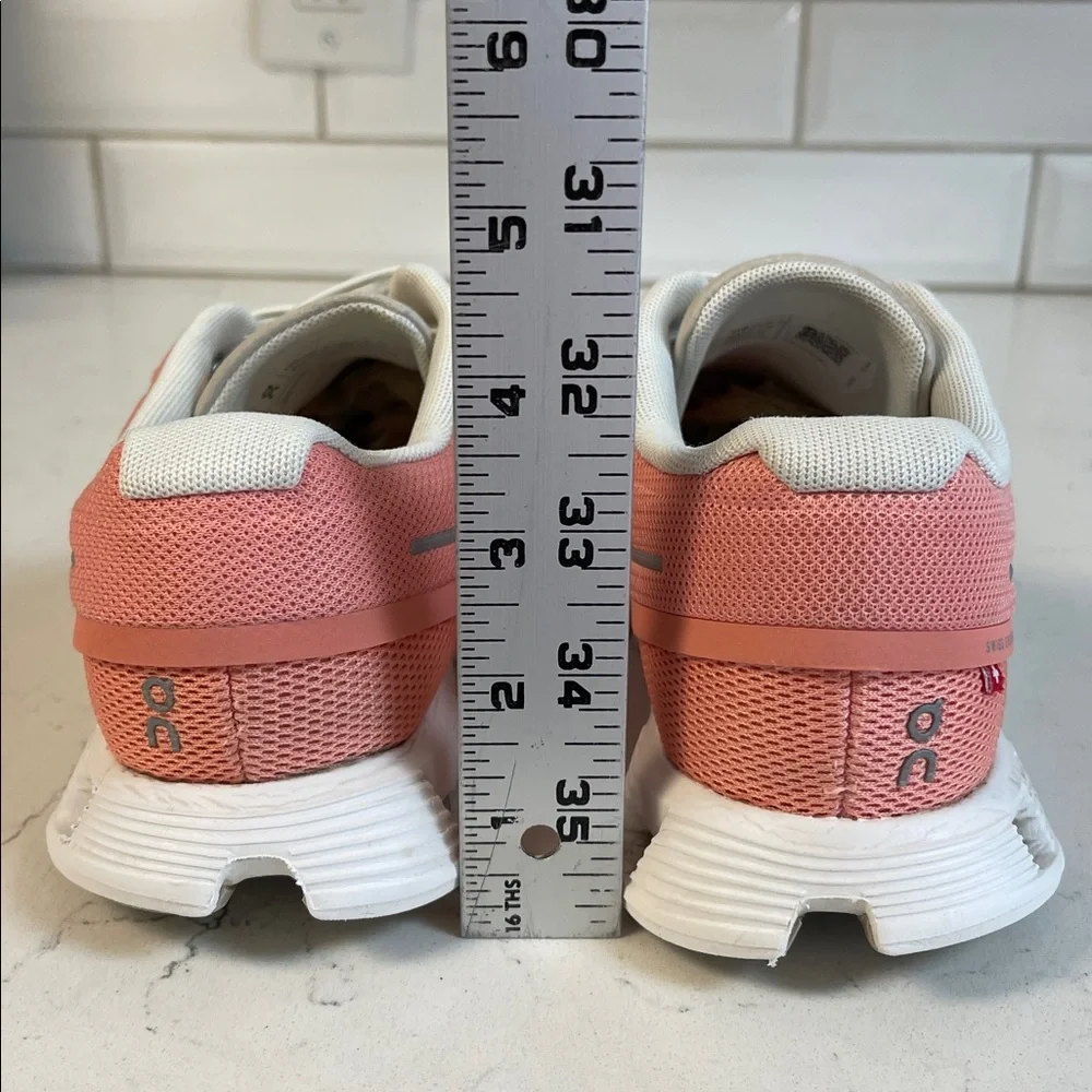 On Running On Cloud 5 Sneakers Women's Flamingo/Pearl Size 6.5 - Picture 4 of 17